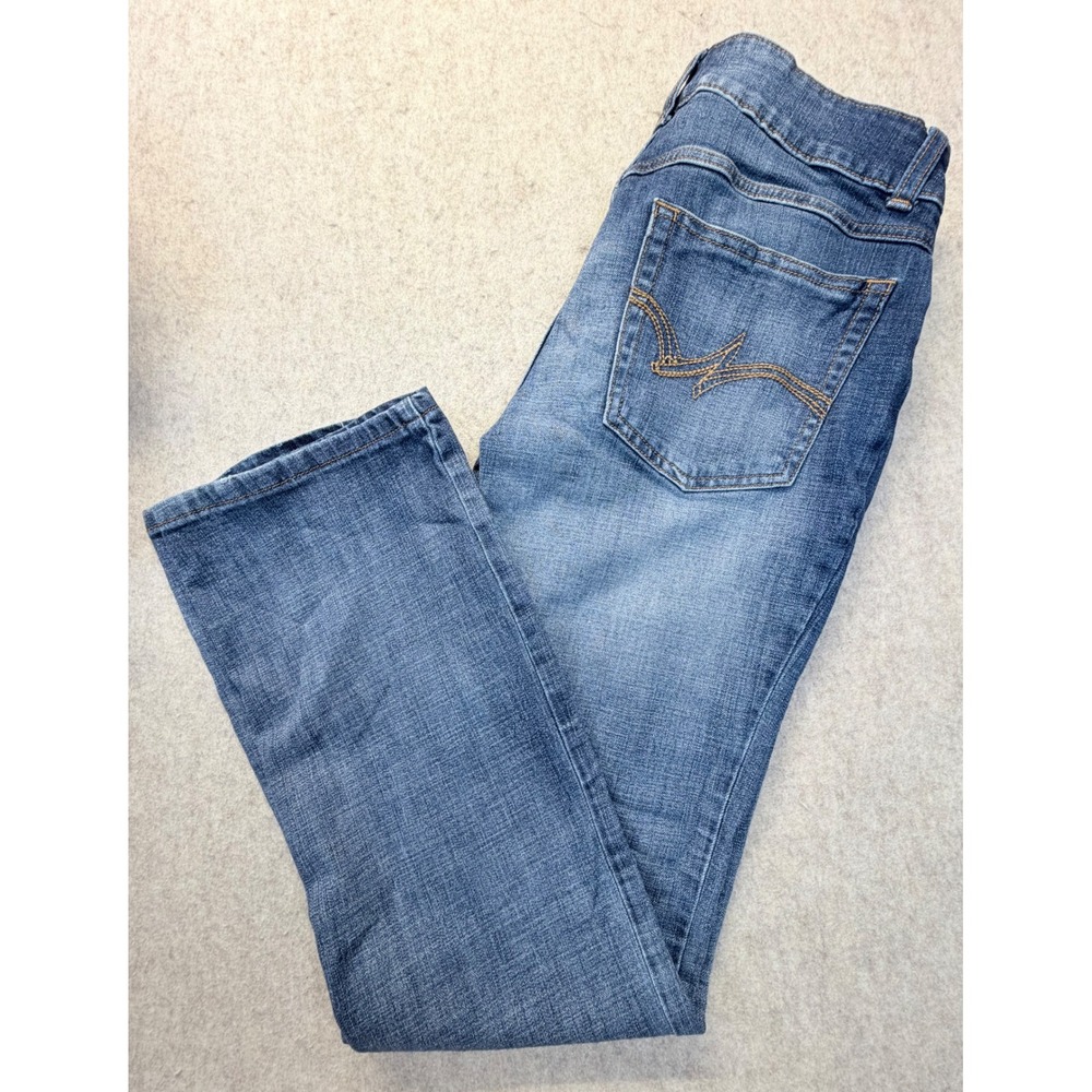 Wrangler Boot Cut Jeans Women 30x31 Blue Denim Mid Rise Stretch